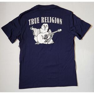 True Religion Navy Graphic T‑Shirt Men’s Medium